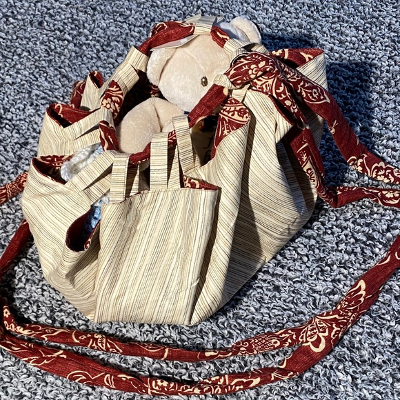 Handmade Reversible One of a Kind Handbag OOAK Durable Tote - Picture 5 of 16